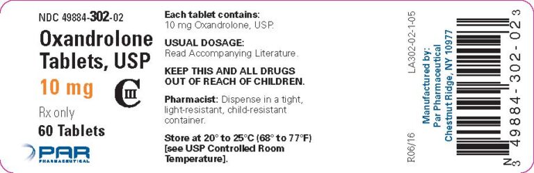Oxandrolon Verpackung