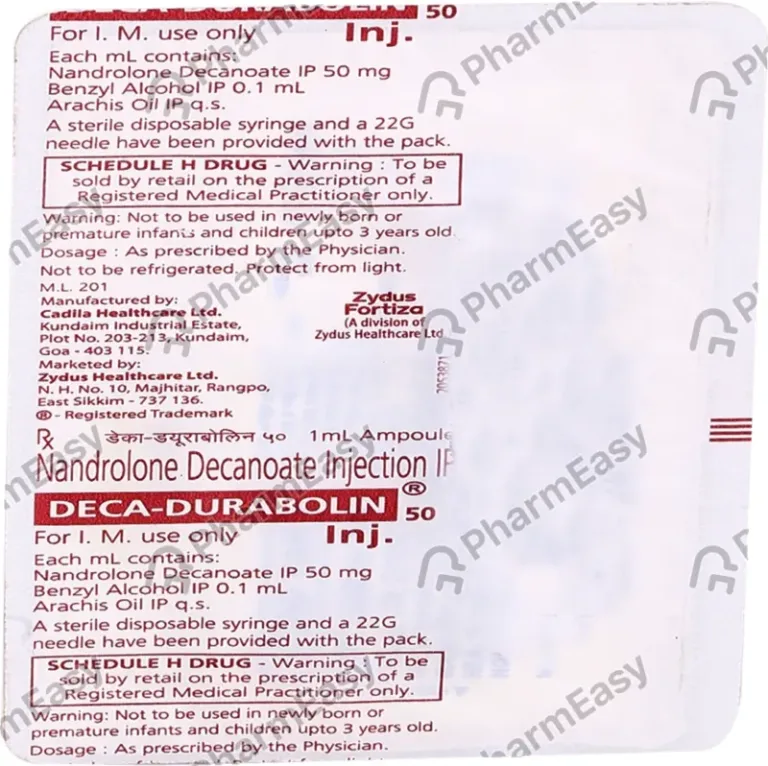 Deca Durabolin 50 MG Injection (1): Uses, Side Effects, Price & Dosage | PharmEasy