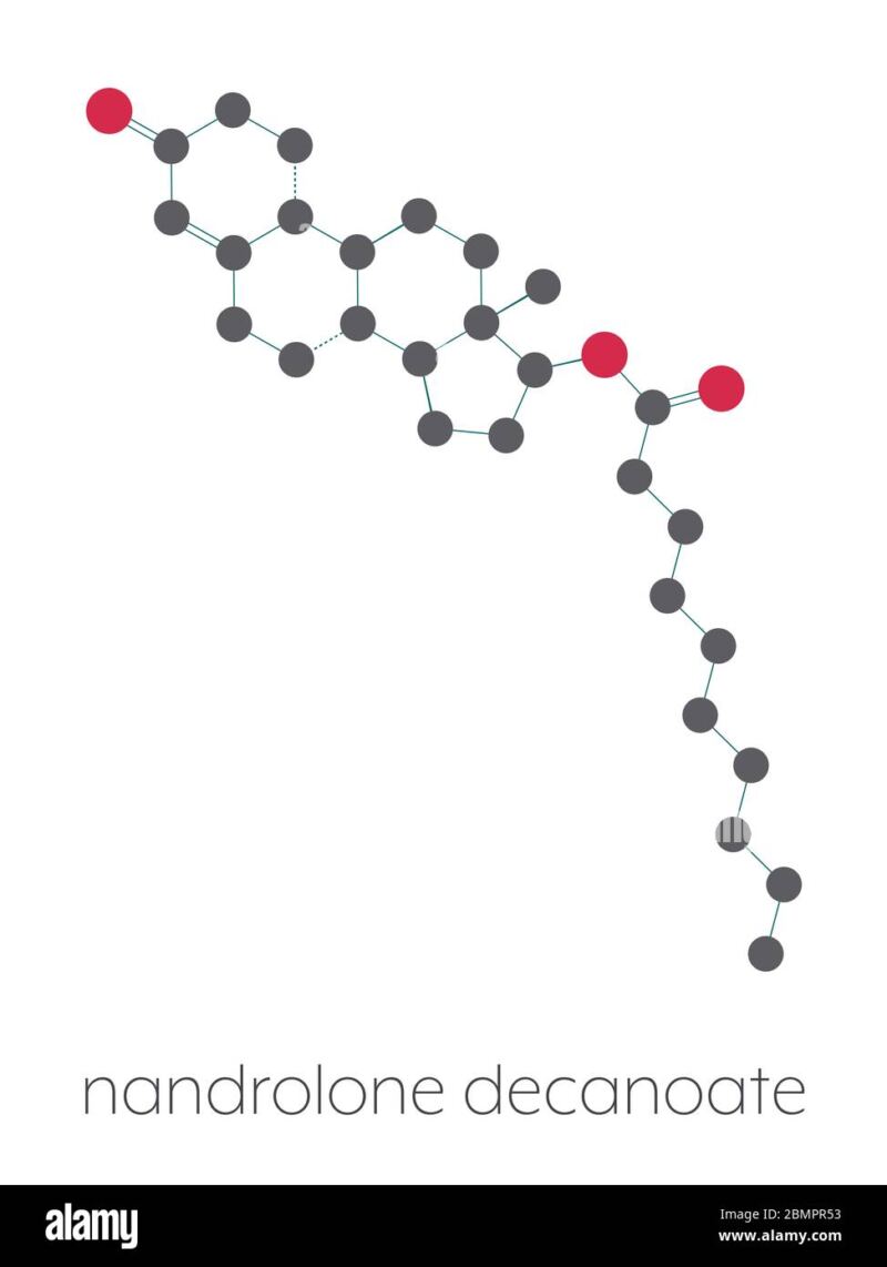 Nandrolone decanoate anabolic steroid drug molecule. Also used in sports doping. Stylized ... Nandrolone decanoate anabolic steroid drug molecule. Also used in sports doping. Stylized ...