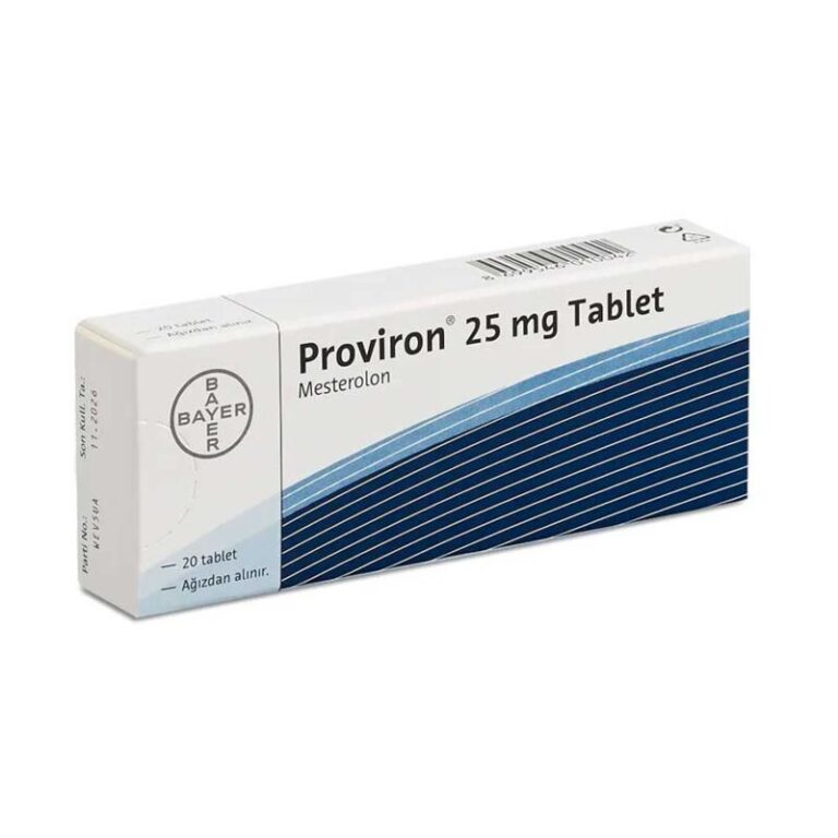 Buy PROVIRON MESTEROLONE 25mg 20 Tabs - Bayer Online