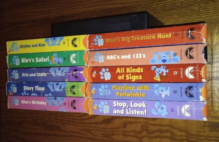 Blues Clues VHS Lot Of 11 Vintage Orange & | Grelly USA