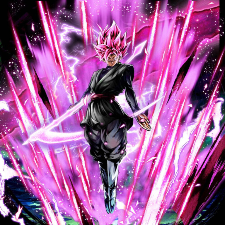 Download Black Goku Super Saiyan Rose Artwork Wallpaper | Wallpapers.com
