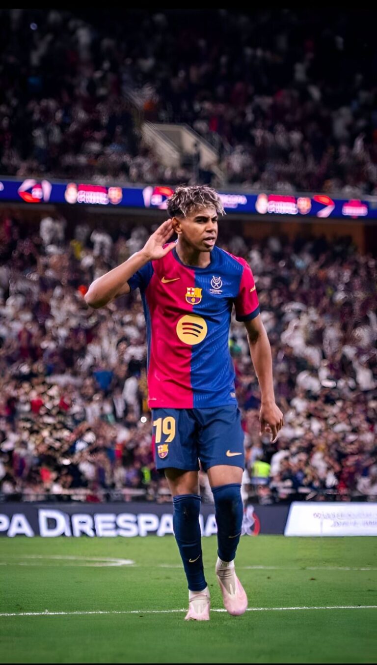 FC Barcelona - Lamine Yamal, I Can't Hear You Celebration in 2025 ...