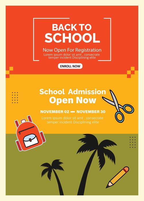 Open Day Poster Vector Art, Icons, and Graphics for Free Download