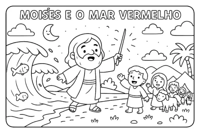 Personagens Bíblicos para Colorir