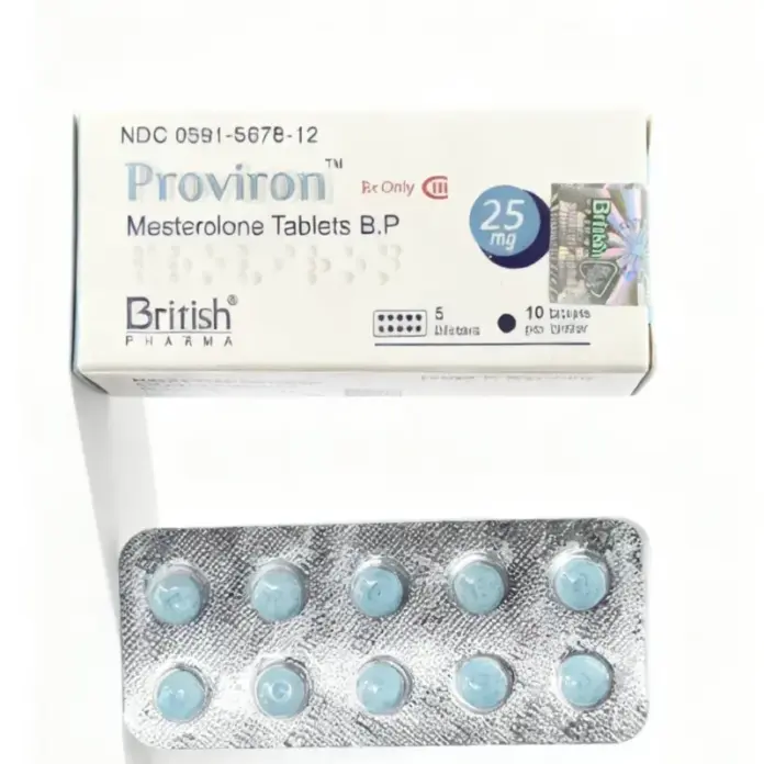 Proviron 25 mg Tablet British Pharma at ₹ 3000/box | Mesterolone Tablet ... Proviron 25 mg Tablet British Pharma at ₹ 3000/box | Mesterolone Tablet ...
