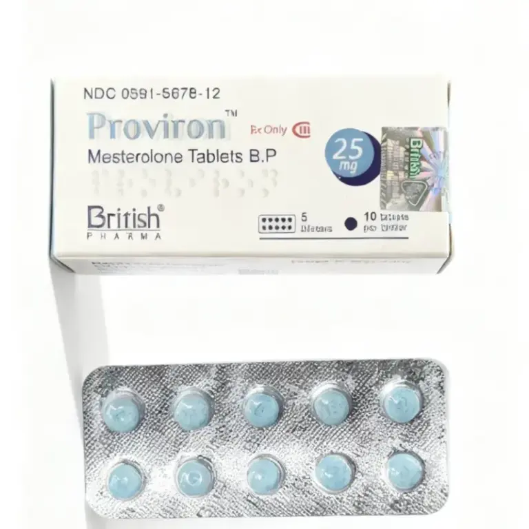 Proviron 25 mg Tablet British Pharma at ₹ 3000/box | Mesterolone Tablet ...