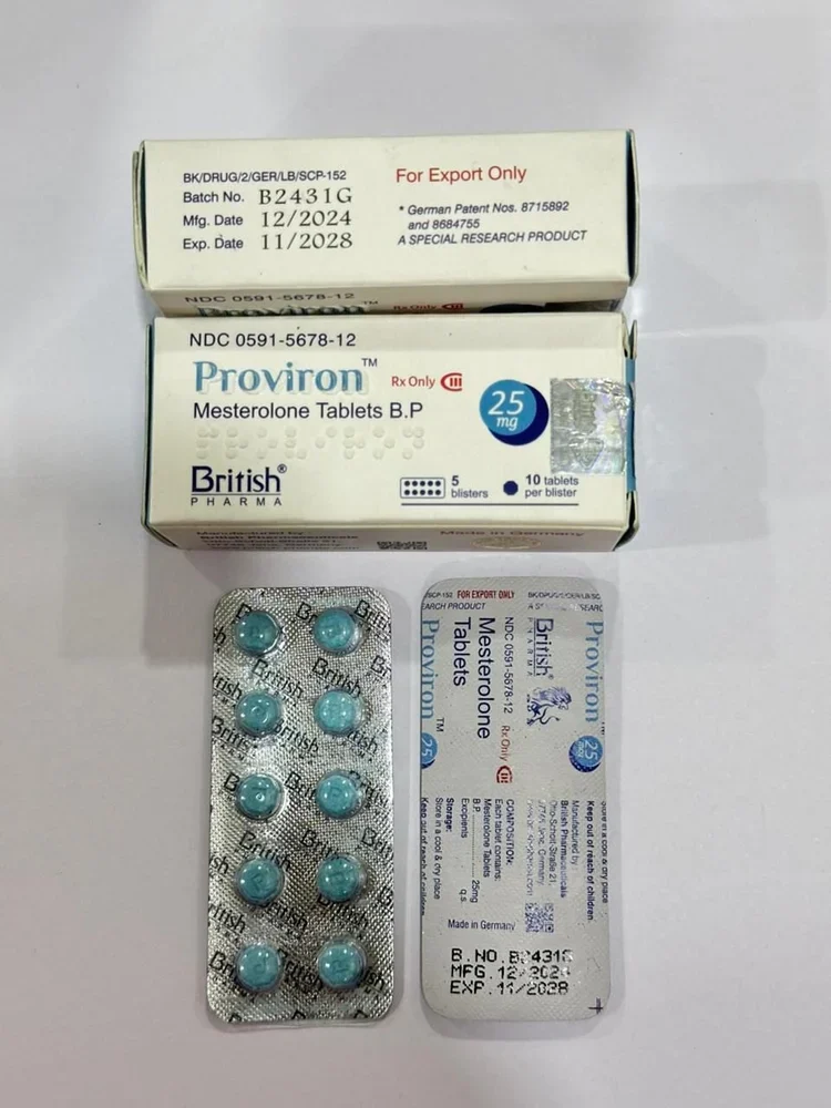 Proviron Mesterolone 25mg Tablet (British Pharma) - 10 Tablets at ...
