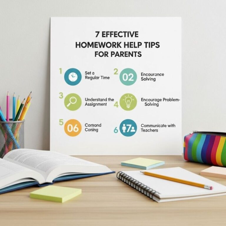 7 Effective Homework Help Tips For Parents - Graphic Folks