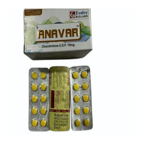 Anavar Oxandrolone 10 Mg Tablets at ₹ 500/box | Nagpur | ID: 2853399439362