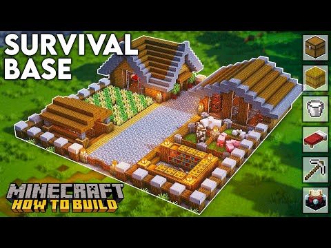 Minecraft: How to Build an Ultimate Survival Base | Minecraft survival ...