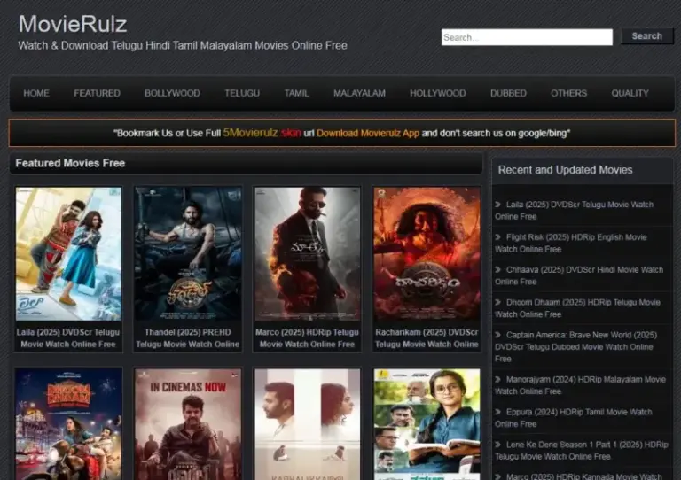 Movierulz – Watch Telugu, Bollywood & Hollywood Movies Online | Legal ...