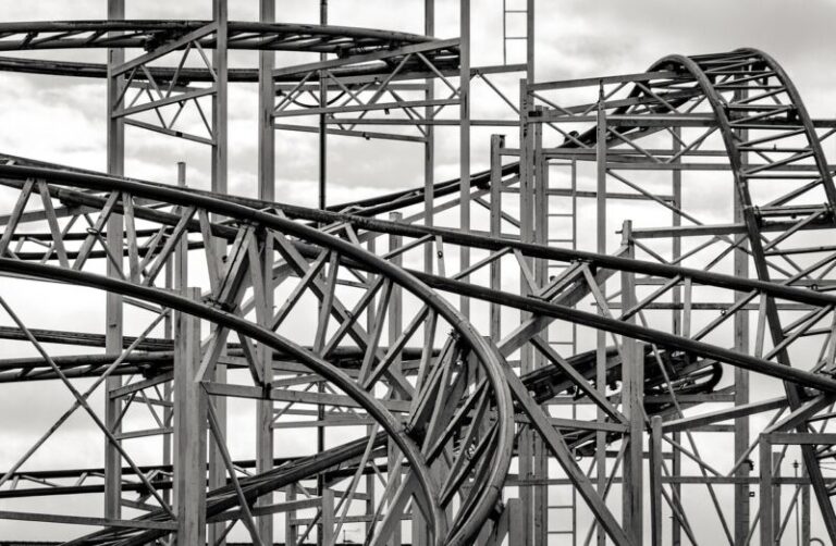 rollercoaster, stahl, konstruktion, amüsement, spuren, struktur, struktur, struktur, struktur, struktur, struktur