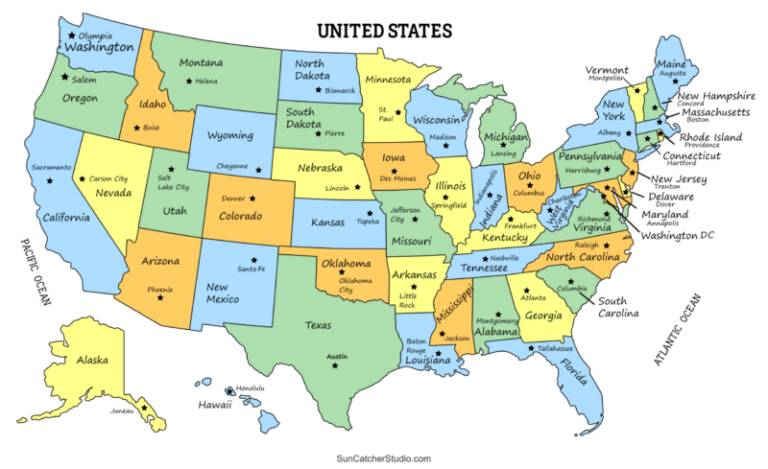 Unraveling the US Capitals and States Map: Your Essential Guide?