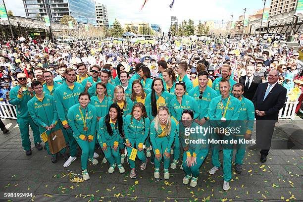 214 Australian Olympic Team Welcome Home Celebration Stock Photos, High ...