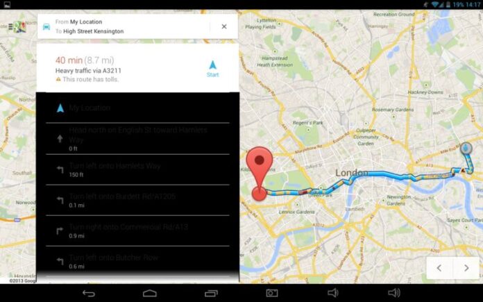 Google Driving Directions Mileage – FZFJK