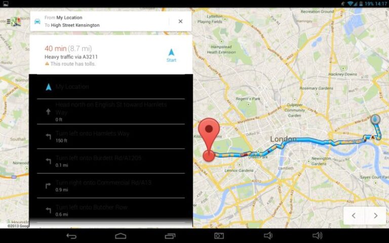 Google Driving Directions Mileage – FZFJK