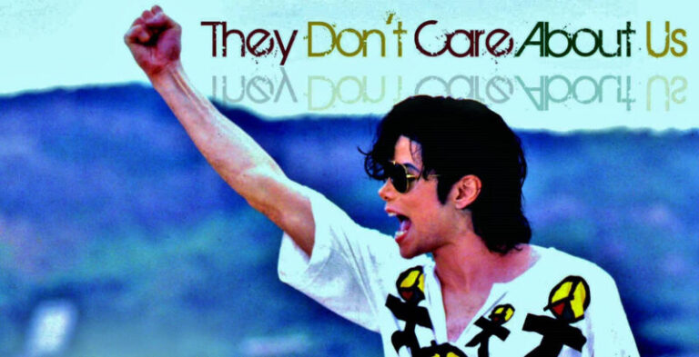 Picture of Michael Jackson: They Don't Care About Us