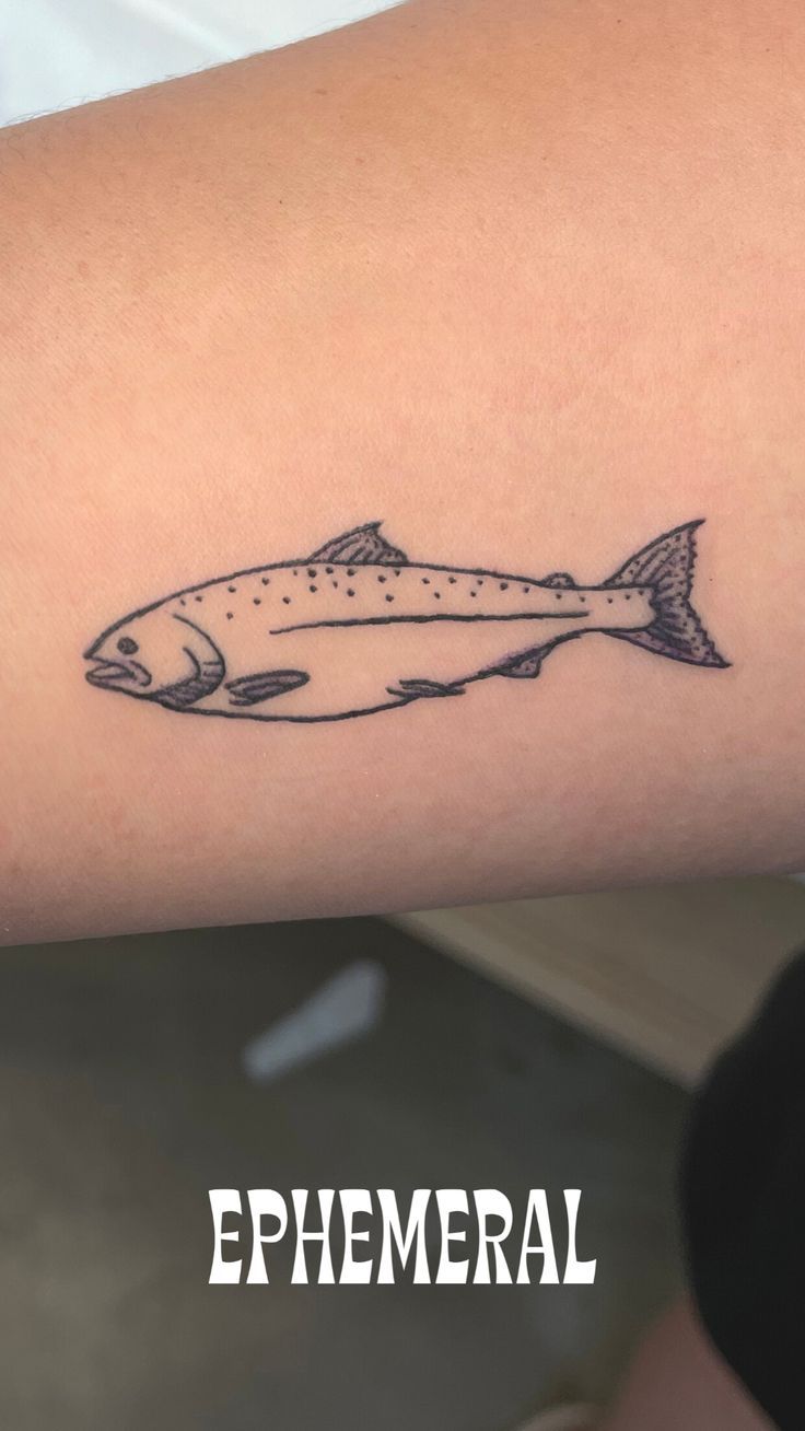 Simple trout tattoo – Artofit